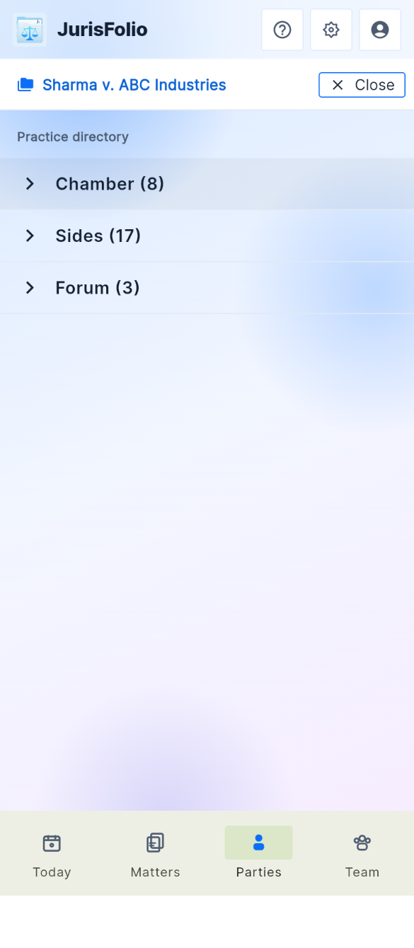Practice directory on a phone